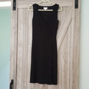 LOFT | Sleeveless black dress
